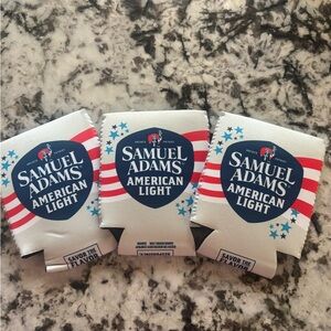 3 Samuel Adams American Light Koozies